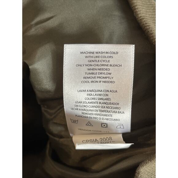 Lee Camouflage Puffer Vest Boys Size 5 Fleece Neck Pockets Camo Lined Full Zip - Picture 11 of 11